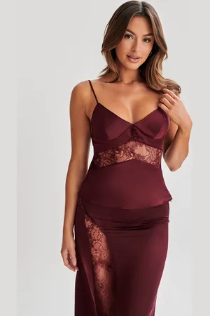 MESHKI Luella Satin Lace Cami Top