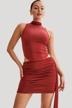 MESHKI Wren Slinky Turtle Neck Top