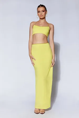 MESHKI AMC Australian Boutiques, M Sweeney Diamante Maxi Skirt With Split