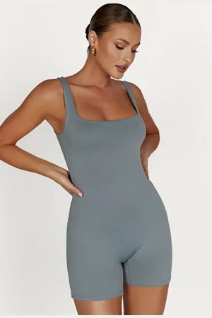 MESHKI Cecily Recycled Nylon Playsuit