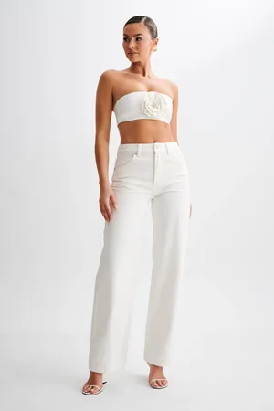 MESHKI Roxy High Waisted Denim Jean