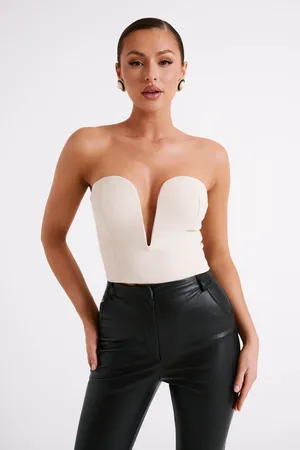 MESHKI Dahlia Strapless V Corset