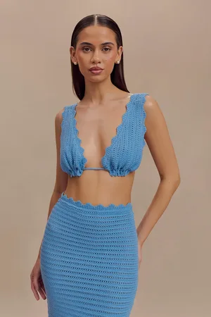 MESHKI Jadia Crochet Bralette