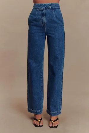 MESHKI Rayne Wide Leg Denim Jeans