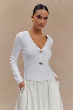 MESHKI Veda Wide Sleeve Knit Cardigan
