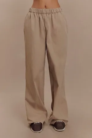 MESHKI Campbell Cotton Wide Leg Pants