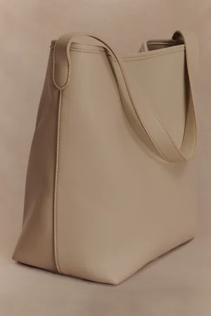 MESHKI Winnie Relaxed Faux Leather Tote Bag