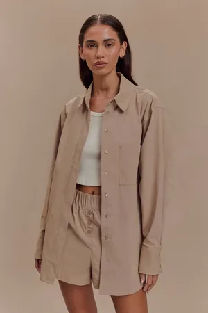 MESHKI Campbell Cotton Oversized Shirt