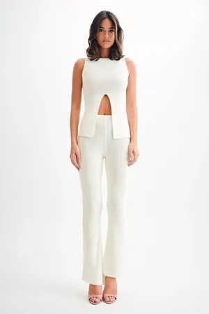 MESHKI Ridley Straight Leg Knit Pant