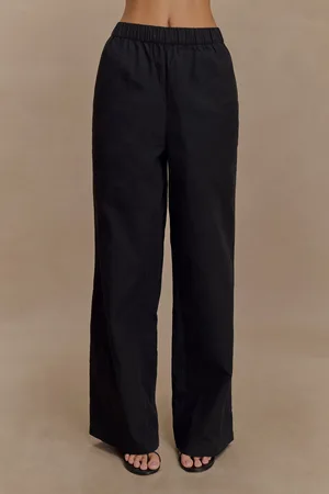 MESHKI Campbell Cotton Wide Leg Pants