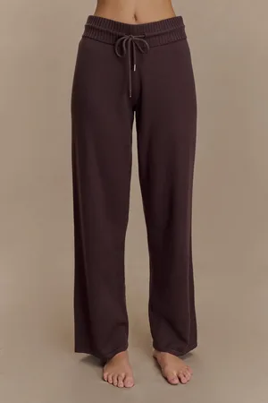 MESHKI Natalya Knit Wide Leg Pants