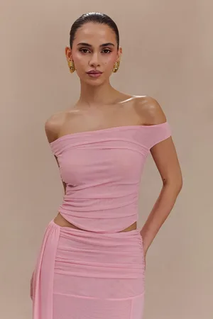 MESHKI Brooklyn Mesh Crop Top