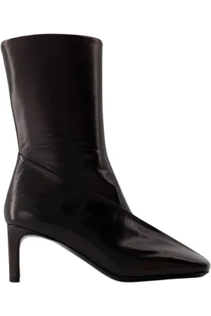 Jil Sander Heeled Boots, female, , Size: 10 US Leather Ankle Boots