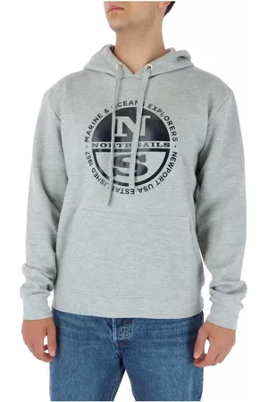 North Sails Hoodies, male, , Size: XL Printed Long Sleeve Sweatshirt