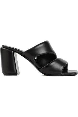 Sergio Rossi Heeled Mules, female, , Size: 9 1/2 US Leather Sandal High Heel