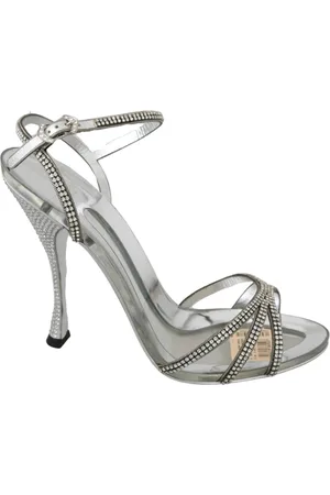 Dolce & Gabbana Pumps, female, , Size: 9 US Crystal Ankle Strap Sandals