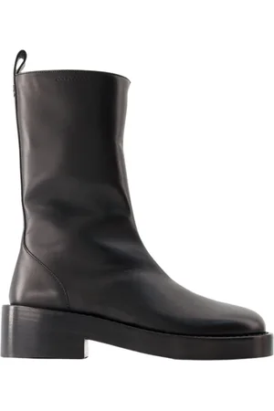 Courrèges Ankle Boots, female, , Size: 6 US Zipped Ankle Boots Leather