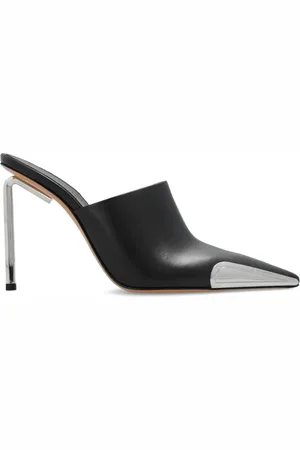 OFF-WHITE Heeled Mules, female, , Size: 9 US Allen Heeled Mules