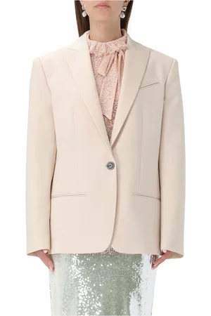 Serafini Blazers, female, , Size: XS Tropical Wool Stretch Jacket