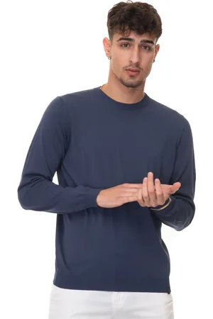 FAY Round-neck Knitwear, male, , Size: L Round-neck Pullover