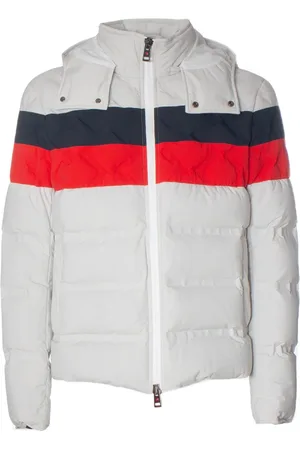 Kired Down Jackets, male, , Size: M Double Zip Hooded Jacket