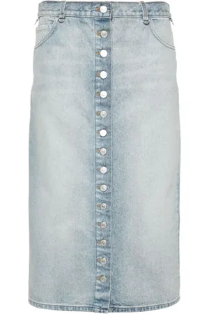 Courrèges Denim Skirts, female, , Size: M Clear Denim Skirt