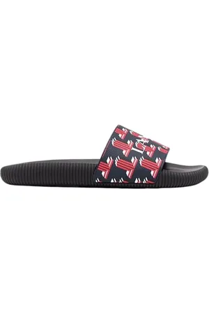 Lanvin Sliders, male, , Size: 7 US Open-toe Monogrammed Slides