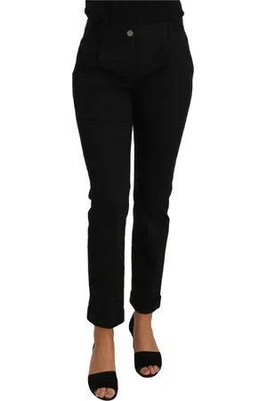 Dolce & Gabbana Slim-fit Jeans, female, , Size: XS Cropped Straight Pants