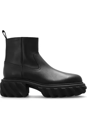 OFF-WHITE Ankle Boots, male, , Size: 6 US Leather Boots