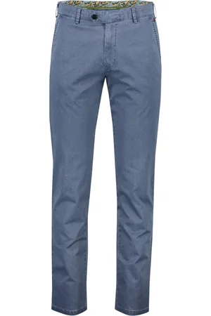 Meyer Slim-fit Trousers, male, , Size: 2XL Cotton Slim Fit Summer Pants