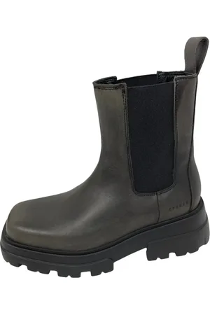 Copenhagen Shoes Chelsea Boots, female, , Size: 10 US Vintage Vitello Chelsea Boots in Leather
