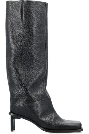 Miista High Boots, female, , Size: 7 US Closed Square Heel Knee-High Boots