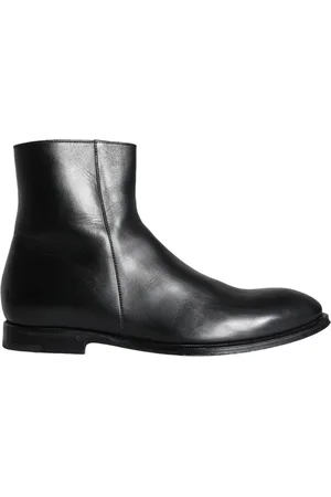 Dolce & Gabbana Ankle Boots, male, , Size: 8 US Calf Leather Men
