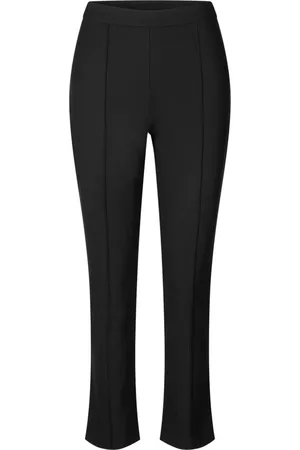Mads Norgaard Cropped Trousers, female, , Size: XS Slim-Fit Cigarette Leg Trousers