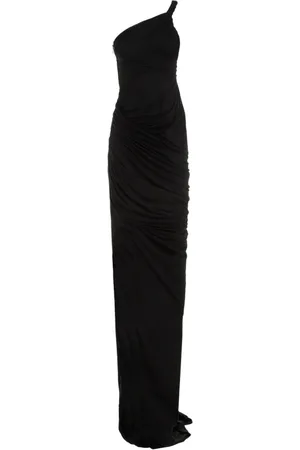 Rick Owens Gowns, female, , Size: 2XS Draped One-Shoulder Evening Gown
