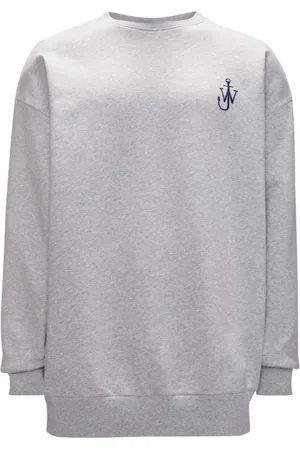 J.W.Anderson Sweatshirts, male, , Size: M Cotton Sweater with Anchor Logo