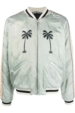 Palm Angels Bomber Jackets, male, , Size: S Mens Clothing Jacket Ss23