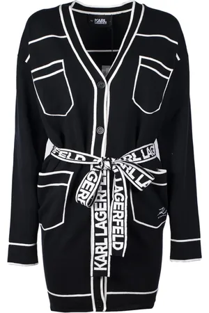 Karl Lagerfeld Cardigans, female, , Size: L Belted Cardigan