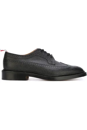 Thom Browne Laced Shoes, male, , Size: 9 1/2 US Elegant Flat Shoes