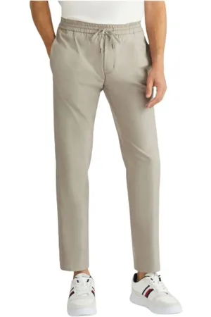 Tommy Hilfiger Slim-fit Trousers, male, , Size: W36 Slim Elastic Waist Hampton Trousers