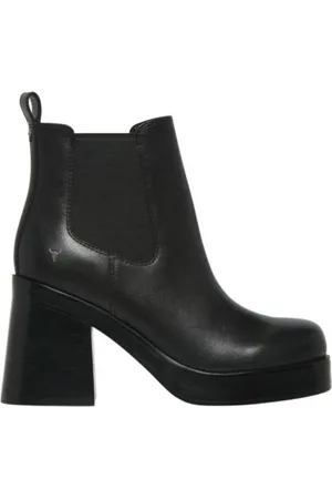 Windsor Heeled Boots, female, , Size: 10 US Women`s Leather Chelsea Boots - Size 38