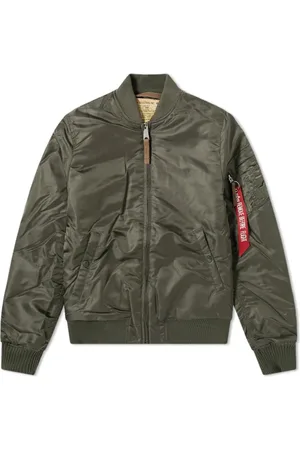 Alpha Industries Bomber Jackets, male, , Size: M Vintage Fit Flight Jacket Grey