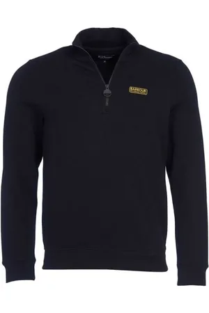 Barbour Sweatshirts, male, , Size: L Essential Half Zip Sweatshirt