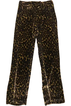 MASSCOB Wide Trousers, female, , Size: S Animal Print Tercio Pants
