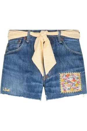MC2 SAINT BARTH Denim Shorts, female, , Size: XS/S Women