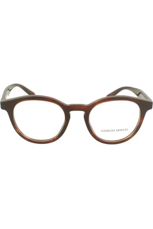 Giorgio Armani Glasses, male, , Size: 50 MM Round Shape Men