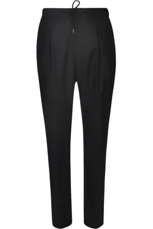 Giorgio Armani Slim-fit Trousers, male, , Size: XL Elegant Trousers