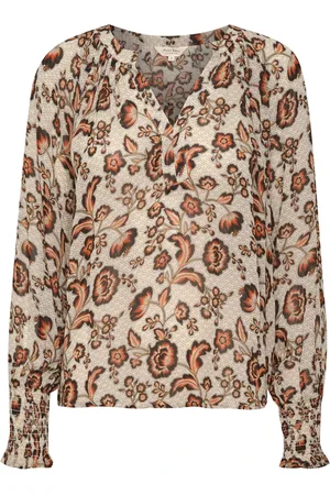 Part Two Blouses, female, , Size: XL Japanese Flower Print Blouse