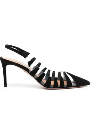 Aquazzura Pumps, female, , Size: 6 US Transparent Slingback Heels