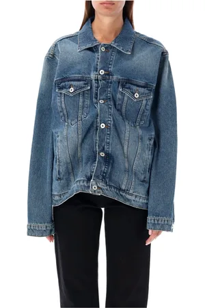 Y / PROJECT Denim Jackets, female, , Size: M Vintage Wire Denim Jacket